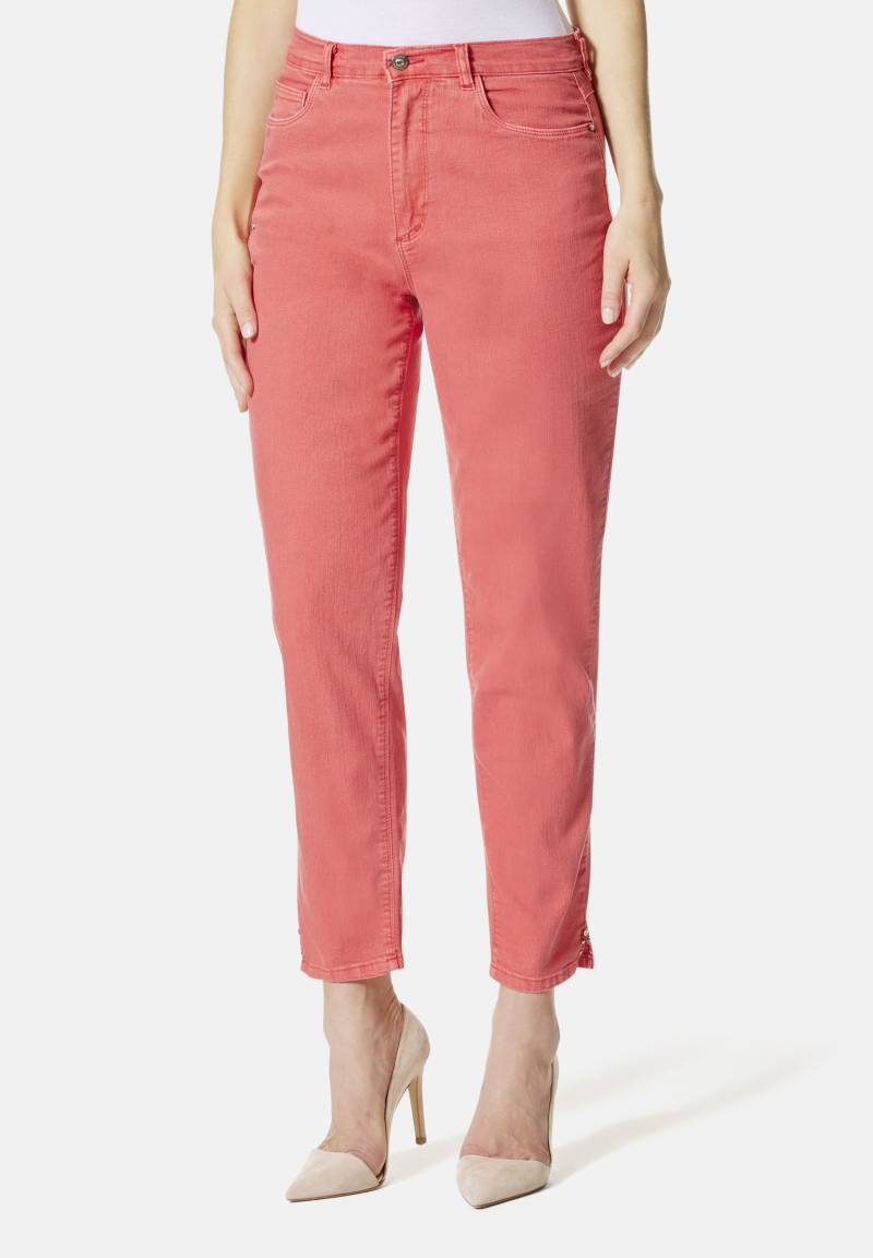 STOOKER WOMEN 5-Pocket-Jeans "Nizza Twill Tapered Fit" Casual Clean Wash Twill Coloured Mit Seitlichem Gummibund. für Damen von Stooker Women