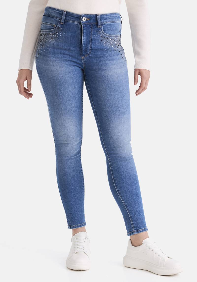 STOOKER WOMEN 5-Pocket-Jeans "Rio Colour Skinny Fit" Skinny Fit Casual Clean Wash Denim Jeans Magic Shape Effekt für Damen von Stooker Women