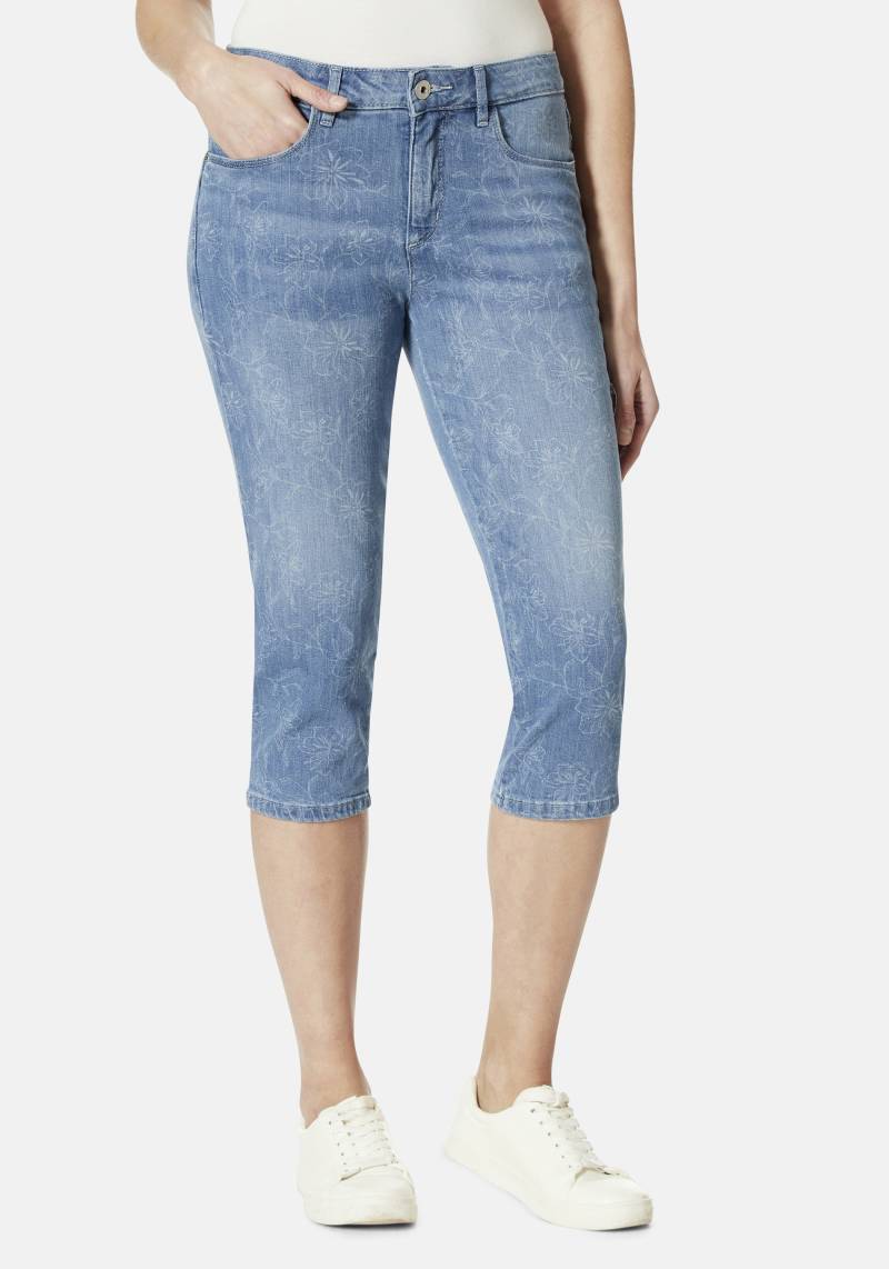 STOOKER WOMEN 7/8-Hose "Tahiti Print Capri Slim Fit" Capri Slim Fit Casual Clean Wash für Damen von Stooker Women