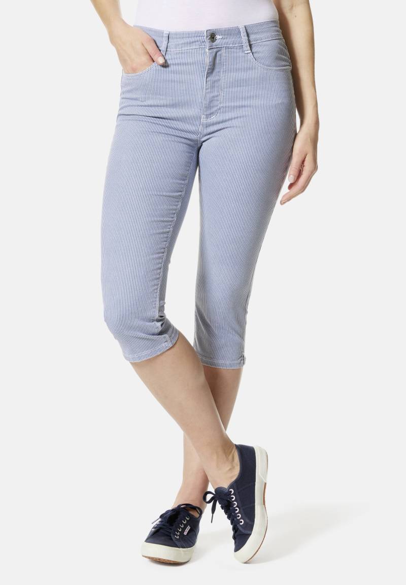 STOOKER WOMEN 7/8-Jeans "Stripe Capri Skinny Fit" Skinny Fit Casual Clean Wash Denim Jeans Magic Shape Effekt für Damen von Stooker Women
