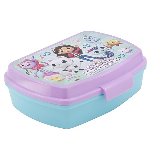 Stor Gabby's Dollhouse Lunchbox, rechteckig, für Kinder, hellrosa, Estándar, Casual von Stor