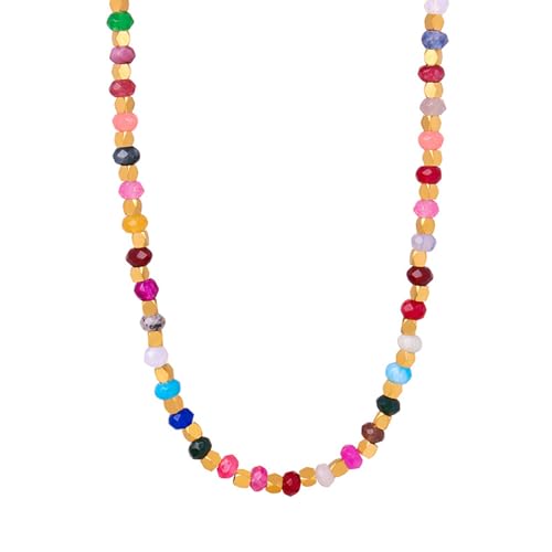 Halskette Anhänger Bunte Halskette Frauen Ethnische Stil Farbe Perlen Anhänger Schmuck Geburtstagsgeschenk von StorYe