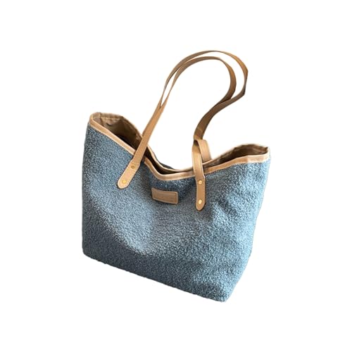 2023 Tasche Für Mädchen Frauen Umhängetasche Vielseitige Kapazität Trendy Winter Plüsch Shopping Shopping von Storage Bag