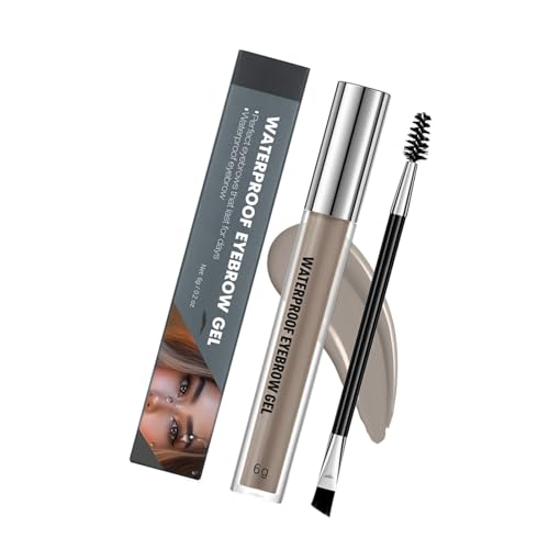 Augenbrauengel Mit Doppelkopf Für Frauen Wasserdichte Augenbrauengel Make Up Augenbrauenfarbstoffsformungscreme Mit Doppeltem Schnelltrocknend Wasserdichte Stirn Für Frau Mädchen von Storage Bag