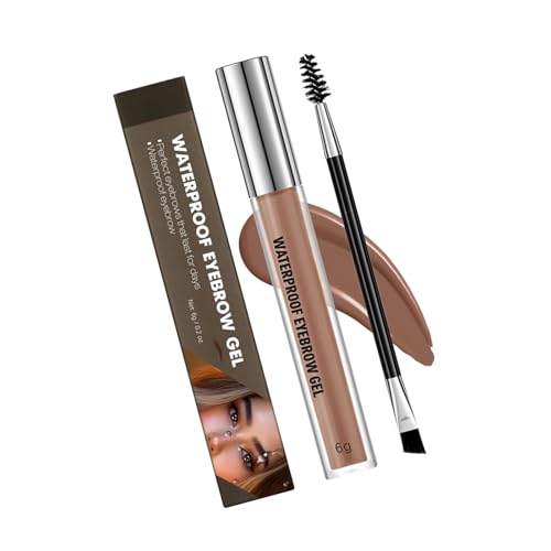 Augenbrauengel Mit Doppelkopf Für Frauen Wasserdichte Augenbrauengel Make Up Augenbrauenfarbstoffsformungscreme Mit Doppeltem Schnelltrocknend Wasserdichte Stirn Für Frau Mädchen von Storage Bag