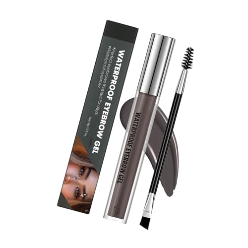 Augenbrauengel Mit Doppelkopf Für Frauen Wasserdichte Augenbrauengel Make Up Augenbrauenfarbstoffsformungscreme Mit Doppeltem Schnelltrocknend Wasserdichte Stirn Für Frau Mädchen von Storage Bag