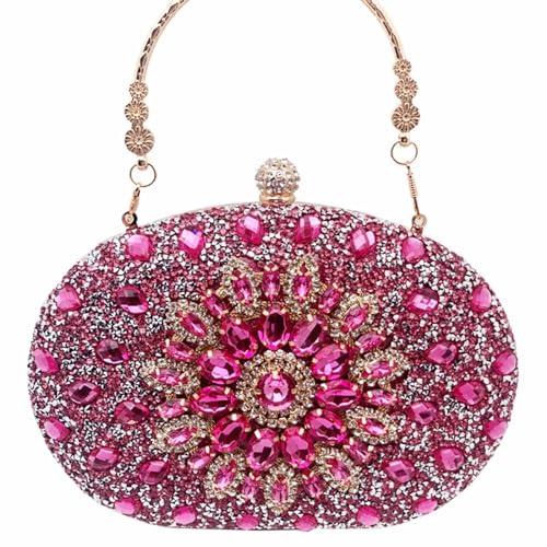 Besetzte Abendtasche Trendy Party Taschen Mit Zarten Diamantverzierungen Kleiderbeutel Für Partys Und Event Kleiderbeutel Für Frauen Stilvolle Geldbörse Und Formelle Anlässe Clutch Mit von Storage Bag