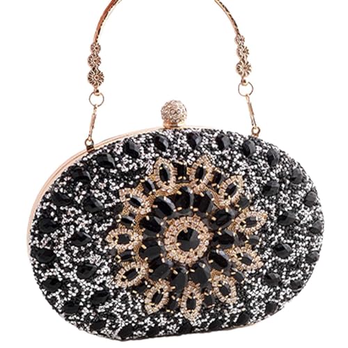Besetzte Abendtasche Trendy Party Taschen Mit Zarten Diamantverzierungen Kleiderbeutel Für Partys Und Event Kleiderbeutel Für Frauen Stilvolle Geldbörse Und Formelle Anlässe Clutch Mit von Storage Bag