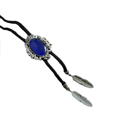 Bolotie Für Frauen Männer Western Bolotie Vintage Antique Stone Verstellbar Geflochten von Storage Bag