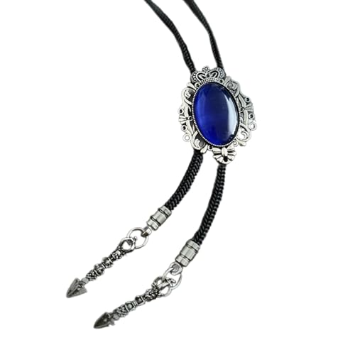 Bolotie Für Frauen Männer Western Bolotie Vintage Antique Stone Verstellbar Geflochten von Storage Bag