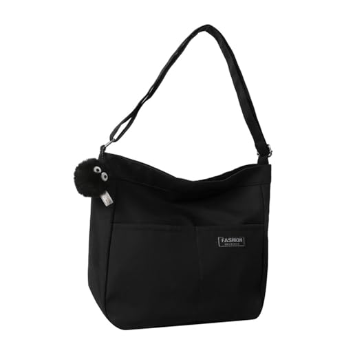 Crossbody Tasche Für Teenager Student Großkapazität Casual Bag Schulbuch Verstile Messenger Canvas Schulterleichter Crossbody von Storage Bag
