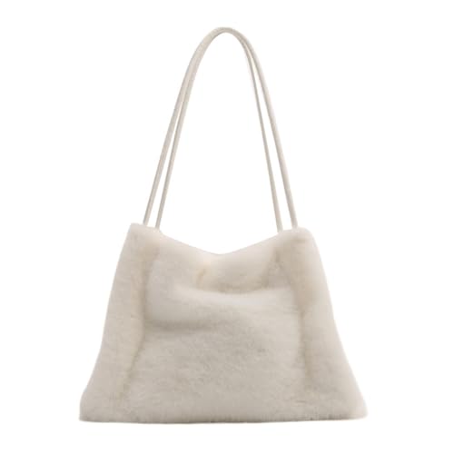 Damen Große Kapazität Fuzzy Eimer Bag Ästhetic Plush Umhängetasche Pelzing Damen Große Kapazität Fuzzy Eimer Bag Ästhetic Plush Umhängetasche Pelzing von Storage Bag