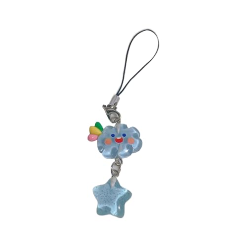 Eindeutiger Schlüsselbund Catching Cloud Stern Charme Schlüsselbeutel Pendell Telefon Lanyard Crystal Star Telefonkette Keyring Netter Cloud Keychains Schmuckzubehör Zubehör Zubehör Eindeutiger Schlüsselbund Catching Cloud Stern Charme Schlüsselbeutel Pendell Telefon Lanyard Crystal Star Telefonkette Keyring Netter Cloud Keychains Schmuckzubehör Zubehör Zubehör von Storage Bag
