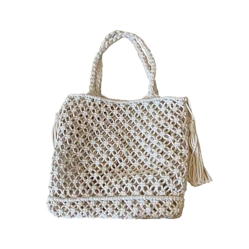 Einfache Geldbeutel Casual Small Bag Baumwollbeutel Moderne Gestrickte Baumwollschulter Hollow Designings Geschenk Leichte Handtasche Einfache Geldbeutel Casual Small Bag Baumwollbeutel Moderne Gestrickte Baumwollschulter Hollow Designings Geschenk Leichte Handtasche von Storage Bag