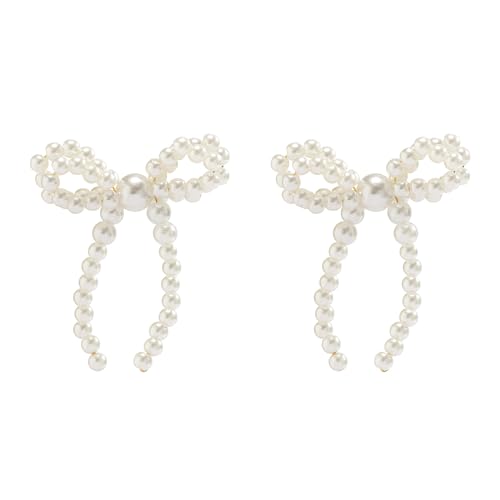 Elegante Bowknot Stollen Ohrringe Bowknot Drop Ohrringe Statement Ohrohrschweiß von Storage Bag