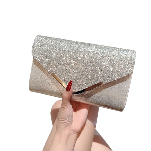 Elegante Pailletten Clutch Für Frauen Handtasche Abend Clutch Bag Female Tasche Hochzeit Geldbeutel Umschlag Frauenumschlag Mit Abnehmbar von Storage Bag