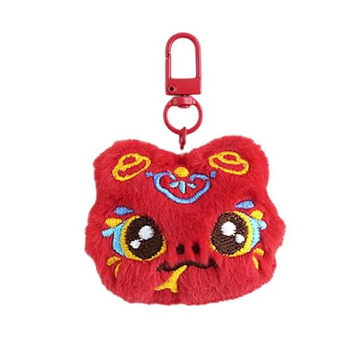 Entzückende Plüschschlüsselkäse Hanging Ornament Car Schlüsselhalter Für Kinder Und Erwachsene Schlangenbeutel Charme Praktischer Plüsch Ornament Cartoon Charakter Keychain von Storage Bag