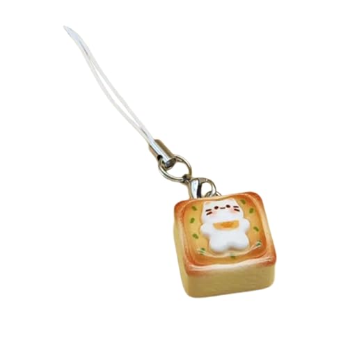 Entzückende Schöne Katzen Brot Telefon Charme Anhänger Und Schlüsselanhänger Tragbare Dekoration Für Frauen Taschen Oder Geschenke Täglich Benutzen Japanische Stile Anhänger von Storage Bag