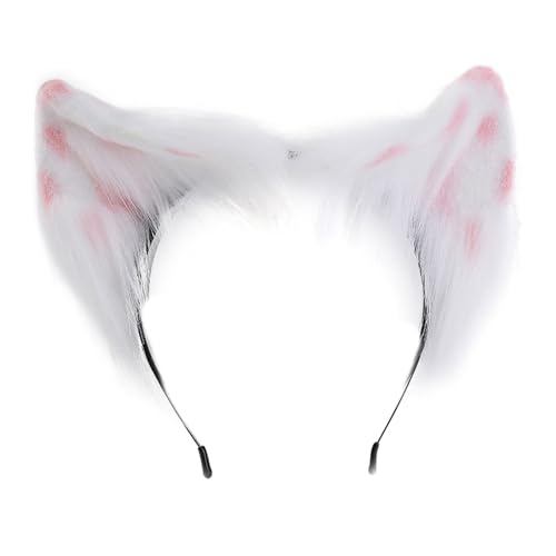 Erwachsene Teenager Niedliche Cosplay Kätzchen Ohrform Stirnband Plüsch Hair Hoop Make Up Live Broadcast Halloween Party Kopfbedeckungen Katzen Ohr Stirnband Erwachsener Größe Katzen Make Up von Storage Bag