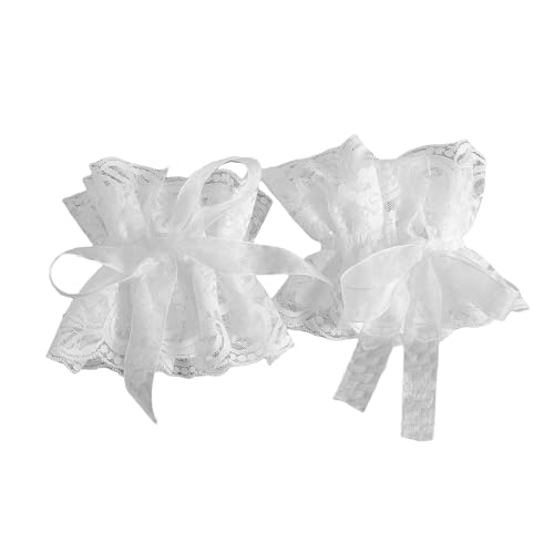 Falsche Spitzenkrempeln Ärmel Abtrennbare Winterpullover Dekorative Ärmeln Spitze Rand Perlen Knöpfe Handgelenk Manschetten Manschetten Für Frauen Handgelenk Stoff Weiße Kinder von Storage Bag