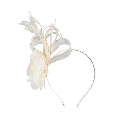 Federned Fascinator Mit Stirnband Und Verstellbarem Clip Haarzubehör Haarband Für Prom Event Cosplay Outfits Wiederverwendbares Federhaarzubehör Für Fotoshootings von Storage Bag