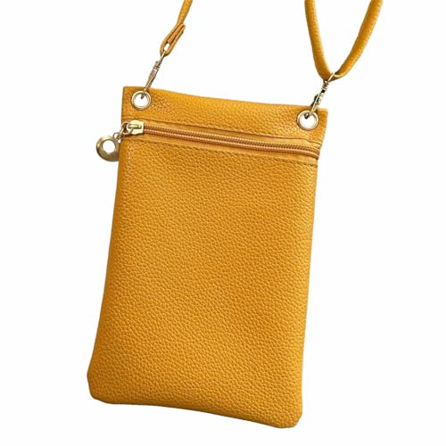 Frauen Modes Messenger Bag Stylische Mädchen Schulter Crossbody Bag Ladies Litchi Gemustertes Handy Für Dating Women Taschen Litchi Gemusterte Schulter Weibliche Telefon Geldbörse Crossbody von Storage Bag