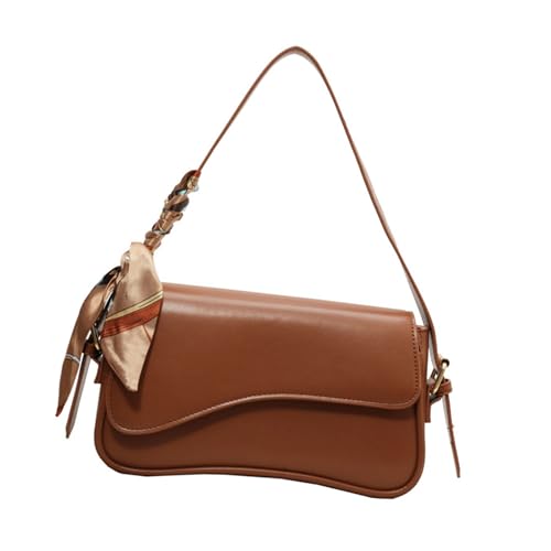 Frauen Modische PU Leder Umhängetasche Trendy Clutches Solid Color Aberarm Geldbörse Verstellbare Gurte Crossbody Tasche Party Handtasche Handtasche von Storage Bag