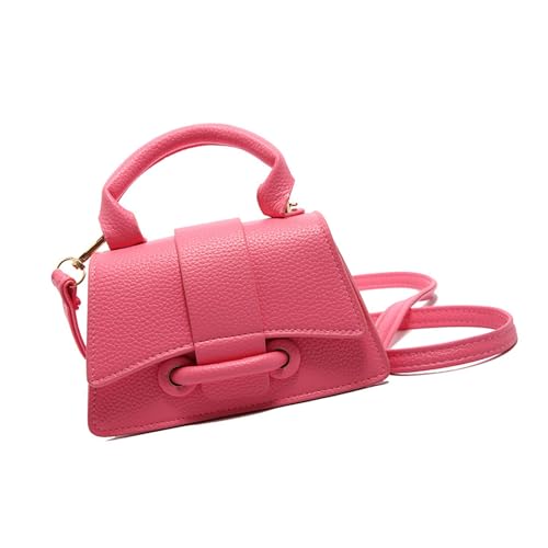 Frauen Solid Color Umhängetasche Top Tasche Casual Crossbody PU Leder Handtasche Modemessen Frauen Schulter PU Leder Crossbody Solid Color Handtasche Mit Oberen von Storage Bag