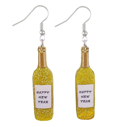 Frohes Neue Jahr Ohrringe Handgefertigtes Funkelnde Anhänger Ohrenbauer Chinesische Weihnachtsohren Ornamente Ohrhänger Für Frauen Neujahr Drop Hangle von Storage Bag
