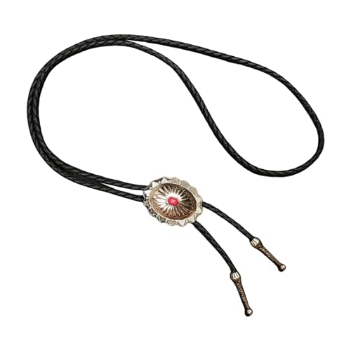 Geflochtene Shoestring Lariat Krawatte Mit Gravurstein Charme Anständiger Krawatten Halskette Country Lariat Krawatte Anständige Frauen Modeschmuck Für Frauen von Storage Bag