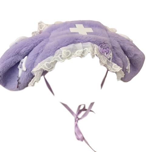 Girls Plissee Spitze Hängende Kaninchenohr Stirnband Frau Masquerade Make Up Machen Foto Stirnband Carnivals Party Kopfstücke Plüsch Stirnbänder Für Frau Zum Waschen Von Gesicht Plüsch Stirnbänder von Storage Bag