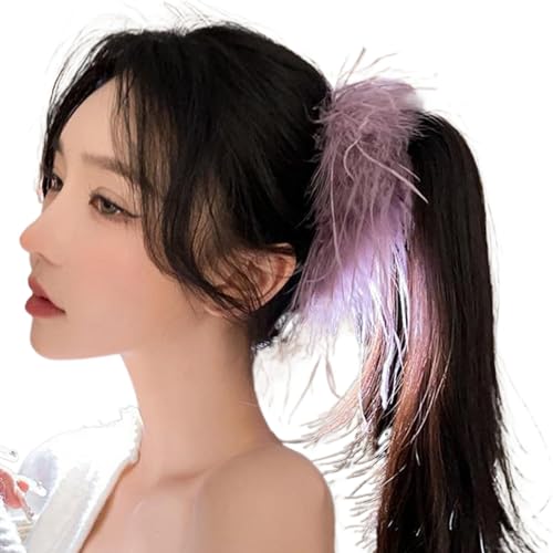 Haarklaue Clip Gefiedertes Thema Haarklaue Klemme Schöne 1920er Barrettes Starke Haarnadel Für Mädchen Trendy Frauenclip von Storage Bag