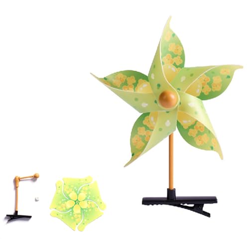 Handgefertigte Windmühle Haarclip Einzigartige Haarstücke Cartoon Haarnad Für Frauen Und Kinder Modezubehör Weihnachts Geschenk Easy Assembly Accessoire von Storage Bag