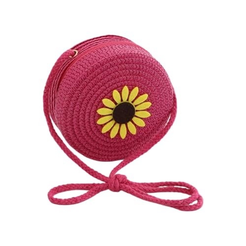 Kids Verstellbare Crossbody Strohgewebte Geldbörse Leichte Freundliche Tasche Für Outdoor Aktivitäten Und Tägliche Nutzung Leichtes Kinderbeutel von Storage Bag