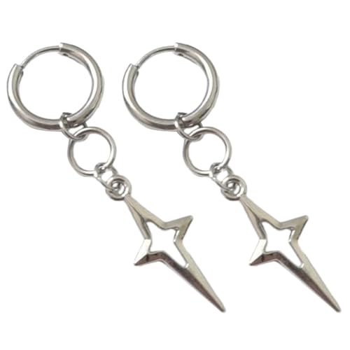 Kreativer Star Ohrring Mode Ohrringe Orament Frauen Süße Kleine Sternohrringe Schmuck Trendy Ohrschstene Ornament Einfache Tropfen Ohrringe von Storage Bag