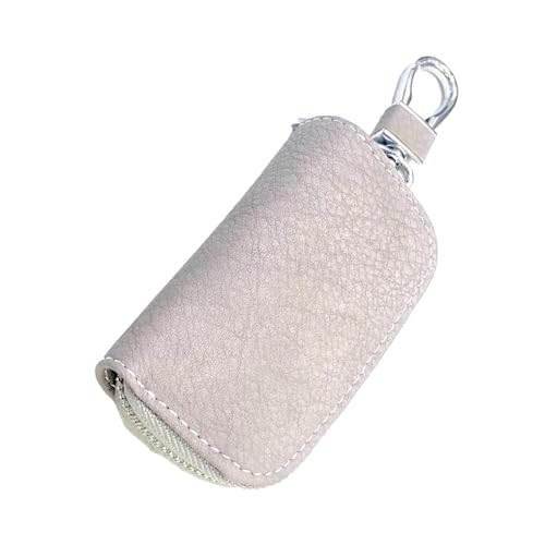 Lederschlüsselkoffer Brieftasche Autoschlüsselhülle Schlüsselbundhalter Ringe Mit Reißverschlussautohalterkette Für Männer Frauen Brieftasche Mit Reißverschluss Tragbarer Tasche Schlüsselbund von Storage Bag