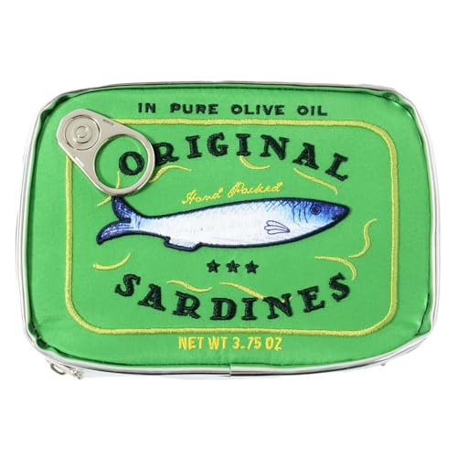 Make Up Organizer Bag Kosmetikbeutel Toilette Dosen Sardinen Geformte Make Up Für Heimreisekosmetische Handtasche Süße Tragbare Reißverschlussbeutel von Storage Bag