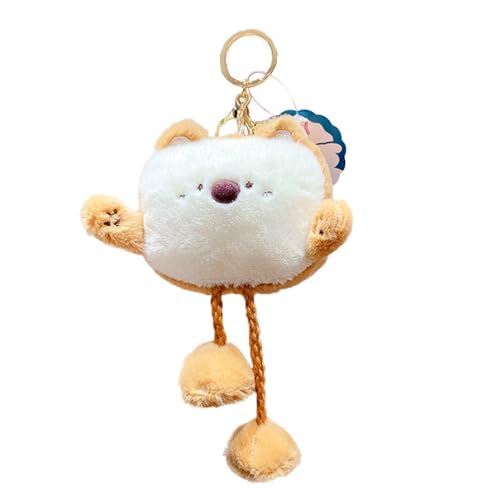 Mode Brot Anhänger Keychain Cartoon Keyring Geschenk Für Mädchen Perfekt Für Den Täglichen Gebrauch Cartoon Schlüsselbundzubehör von Storage Bag