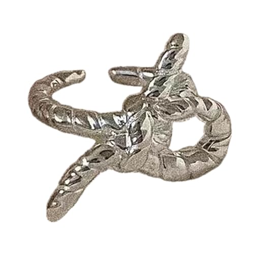Mode Unregelmäßige Bogenknoten Herz Offene Ringe Verstellbare Fingerringe Elegant Süßer Stapelbarer Schmuck Geburtstag Geschenke Elegant Offen Offen von Storage Bag