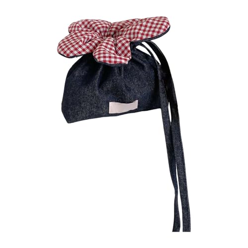 Moderne Unisex Crossbody Bag Verstärkte Nähte Kordelstring Ergonomisches Design Geeignet Für Pendeln Von Einkaufsbeuteln Jugendliche Jeans Modesasche von Storage Bag
