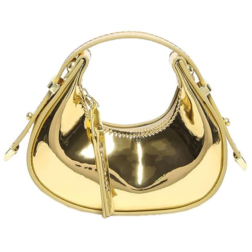 PU Leder Abendtasche Für Frauen Elegante Kupplungsbeutel Abend Handtasche Clutch Bag Auf Auffällige Knödel Damen PU Leder Geldbeutel Auffällige Handtasche von Storage Bag