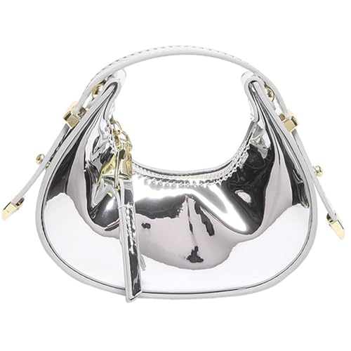 PU Leder Abendtasche Für Frauen Elegante Kupplungsbeutel Abend Handtasche Clutch Bag Auf Auffällige Knödel Damen PU Leder Geldbeutel Auffällige Handtasche von Storage Bag