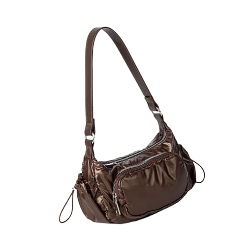 PU Leder Umhängetasche Für Frauen Koreanische Stile Achselhöhle Mode Achsel Astarm Handtasche Retro Biker Frauen PU Leder Handtasche Koreanische Styles Schulter Achselhöhle Biker von Storage Bag