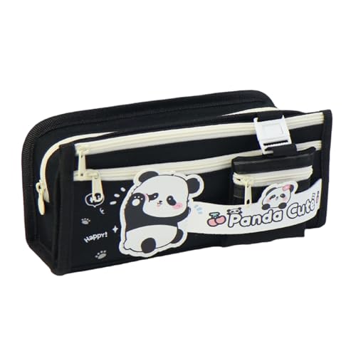 Panda Pencil Hülle Große Kapazität Stapleiter Beutel Bleistift Bag Marker Stift Case Desk Organisatoren Für Schüler Jungen Jungen Großer Kapazität Panda Schöner Stift Für Schulbüro von Storage Bag