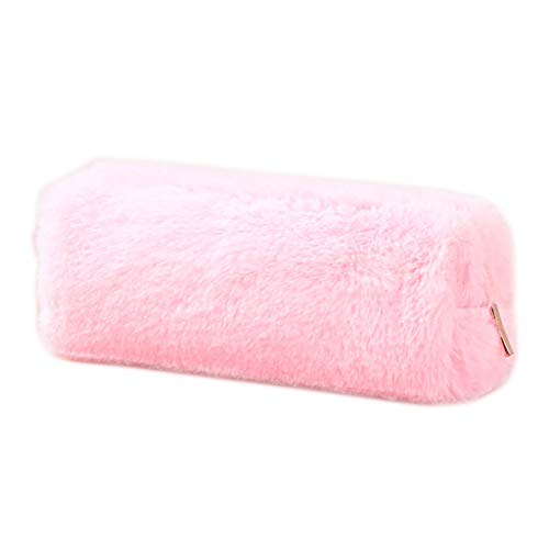 Plüsch Bleistiftkoffer Reißverschluss Stiftstiftbeutel Beutel Stift Veranstalter Reisen Make Up Tasche Für Student Fears Office School Travel Case von Storage Bag