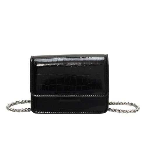 Pu Leder Crossbody Tasche Für Frauen Quadratische Geldbörse Mit Kettengurt Modische Abend Handtasche Square Geldbörse von Storage Bag