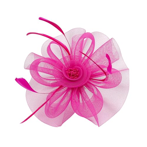 Schöne Federgarnhut Form Haarclip Für Mädchen Prom Haar Barrettes Für Teenager Erwachsene Bankett Ponytail Pin Carnivals Kopfstück Multiple Farbkarnivale Kopfstück Frauen Mittelalterliche Frauen von Storage Bag