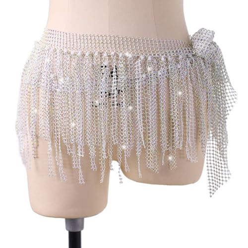 Sprudelnde Bauchtanzkostüm Taillengürtel Schal Mit Blutbling Strassstufe Tanz Zeigt Strasssteine Die Belly Dance Belt Fringe Üben von Storage Bag