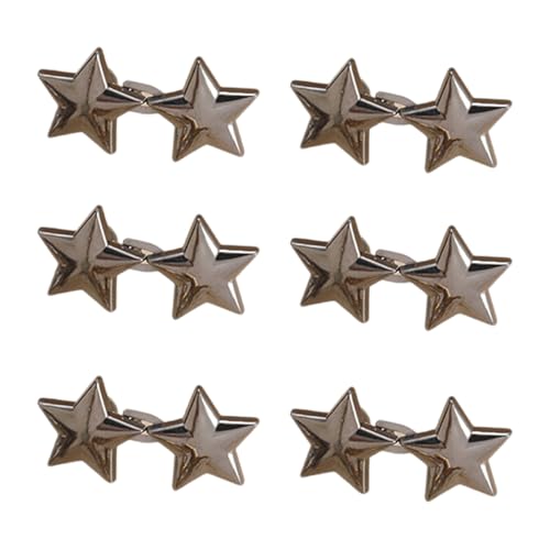 Sternform Straffung Taillenknopf Für Frauen Rockhose Jeans Straffung Taille Clip Metall Pin Kleidung Förderung Straffheit Clip Für Hosen Frauen Kinder Jeans Kleid Knöpfe Elastisch von Storage Bag