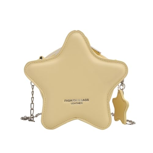 Stilvolle Sternform Umhängetasche Für Frauen Praktische PU Leder Crossbody Geldbörse Mit Metallkette Für Verschiedene Gelegenheit Kettenschultertasche Stilvolle Sternform Umhängetasche Für Frauen Praktische PU Leder Crossbody Geldbörse Mit Metallkette Für Verschiedene Gelegenheit Kettenschultertasche von Storage Bag